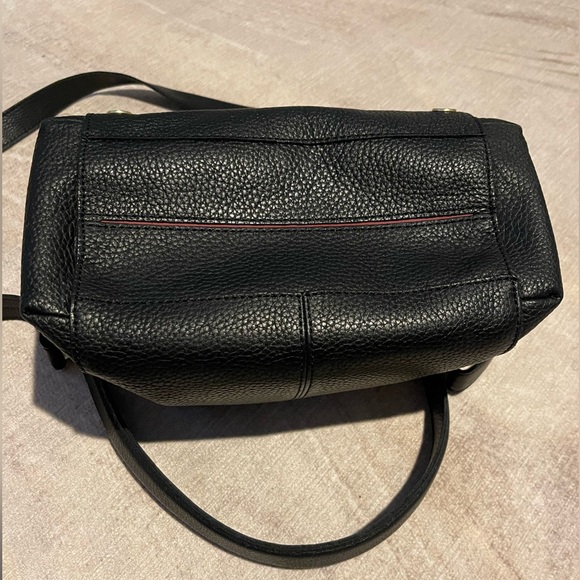 SOLD Hammitt Bryant black pebbled leather/gold hardware/red zip - Picture 9 of 10